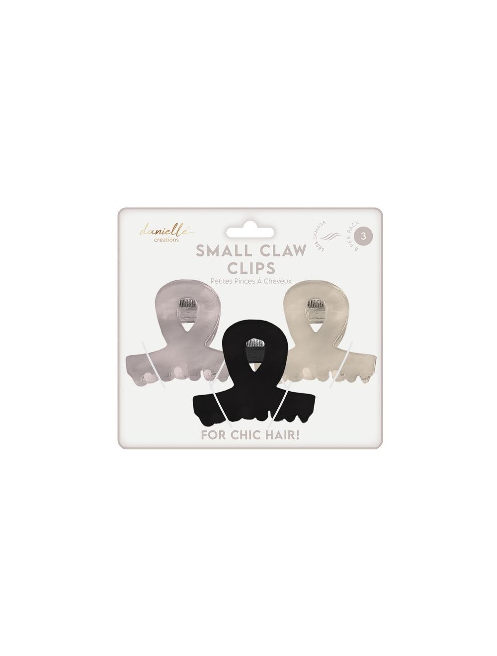 DC Mini Claw Clips - 3 Pack