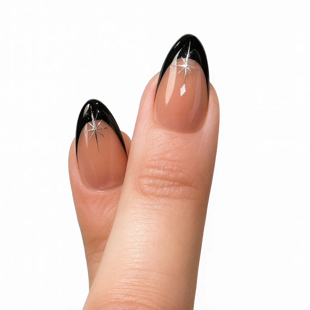 Freaky Nails Midnight Melt Black Ombre Press-On Nagels