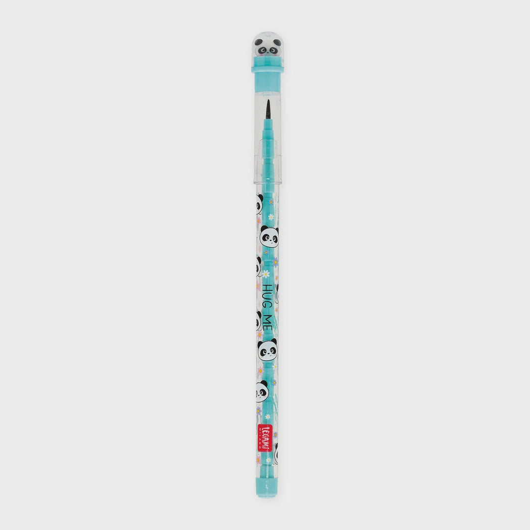 Legami Stapelbaar Potlood met Gum – Panda Take a Tip