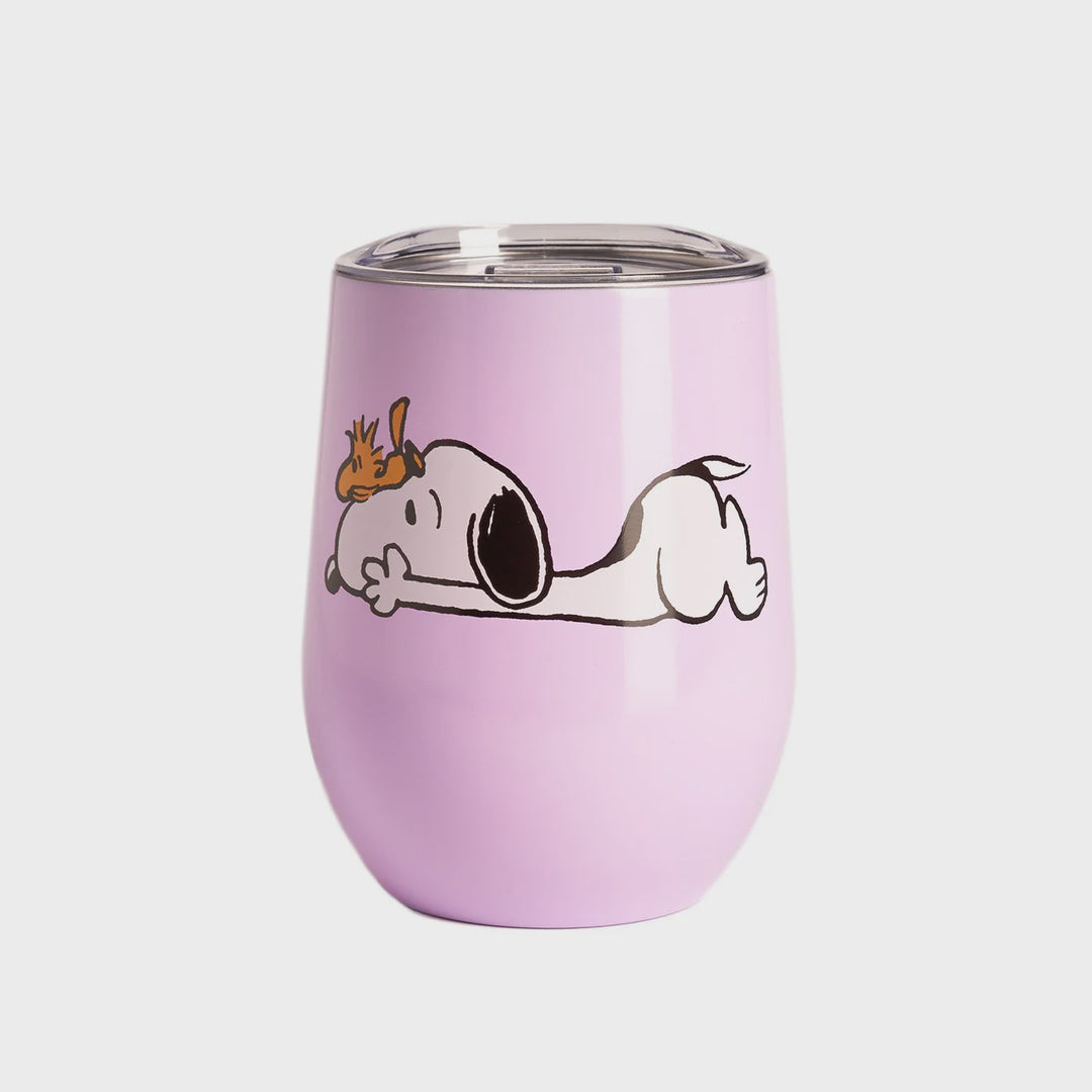 Stainless Steel 304 Thermos Cup 300 Ml Snoopy Sdraiato