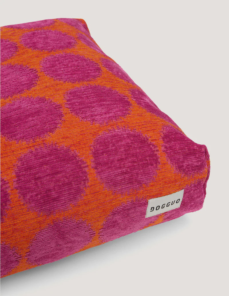 DOT DOG BED Orange / magenta L