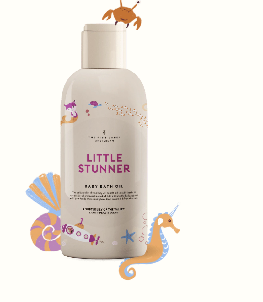 Baby Bath Oil 150ml - Little Stunner - Girls