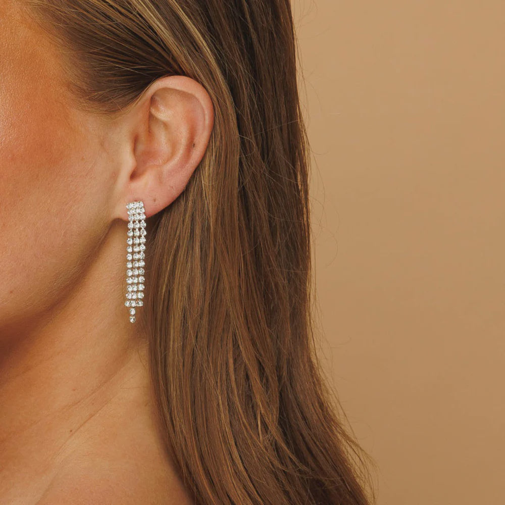 Paulie Pocket Small strass Waterfall