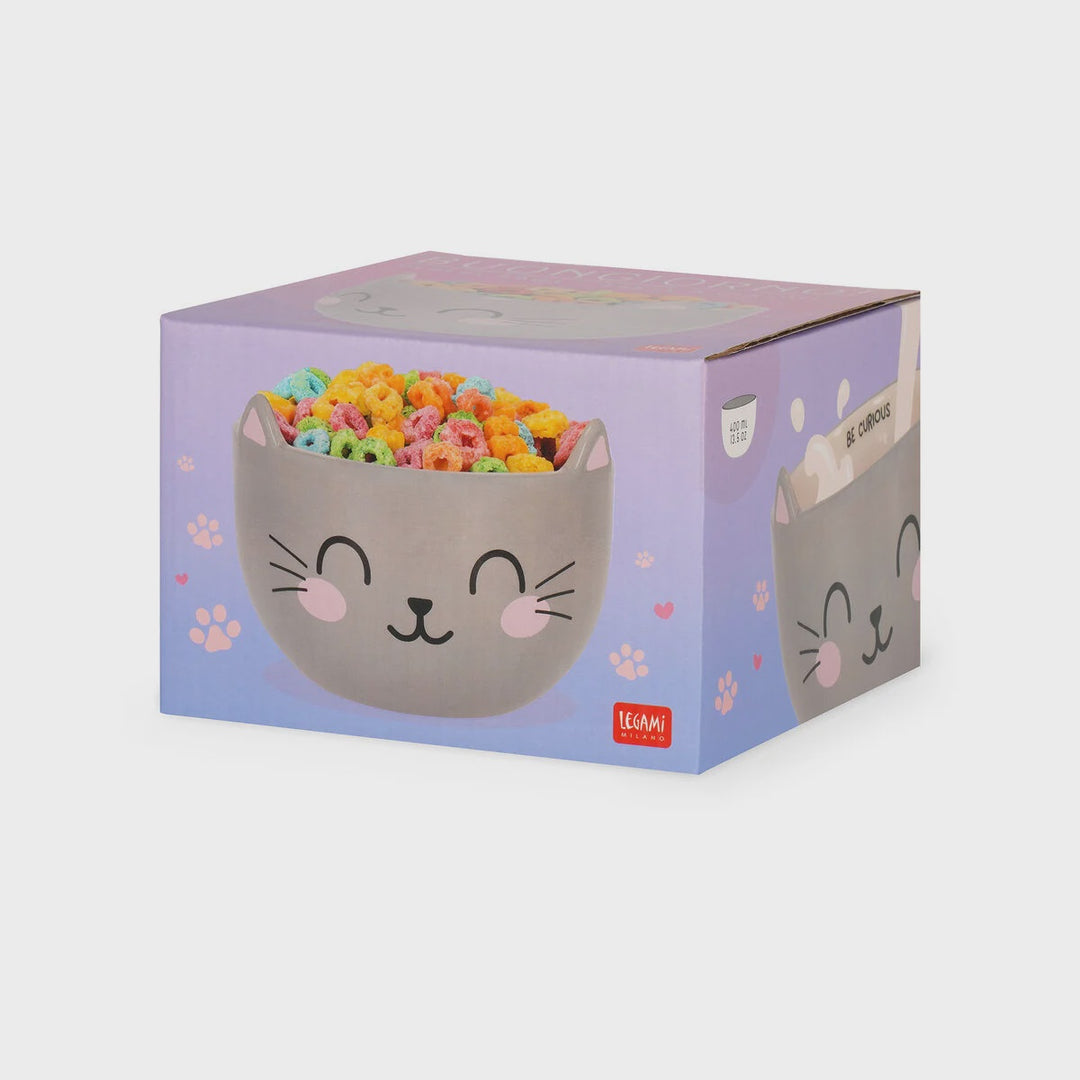 Stoneware Cereal Bowl - Kitty - Buongiorno!