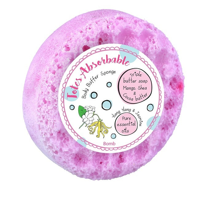 Totes Absorbable 190gr Body Buffer Shower Sponge