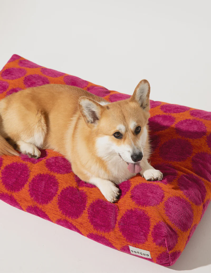 DOT-BED-ORANGE/MAGENTA-M