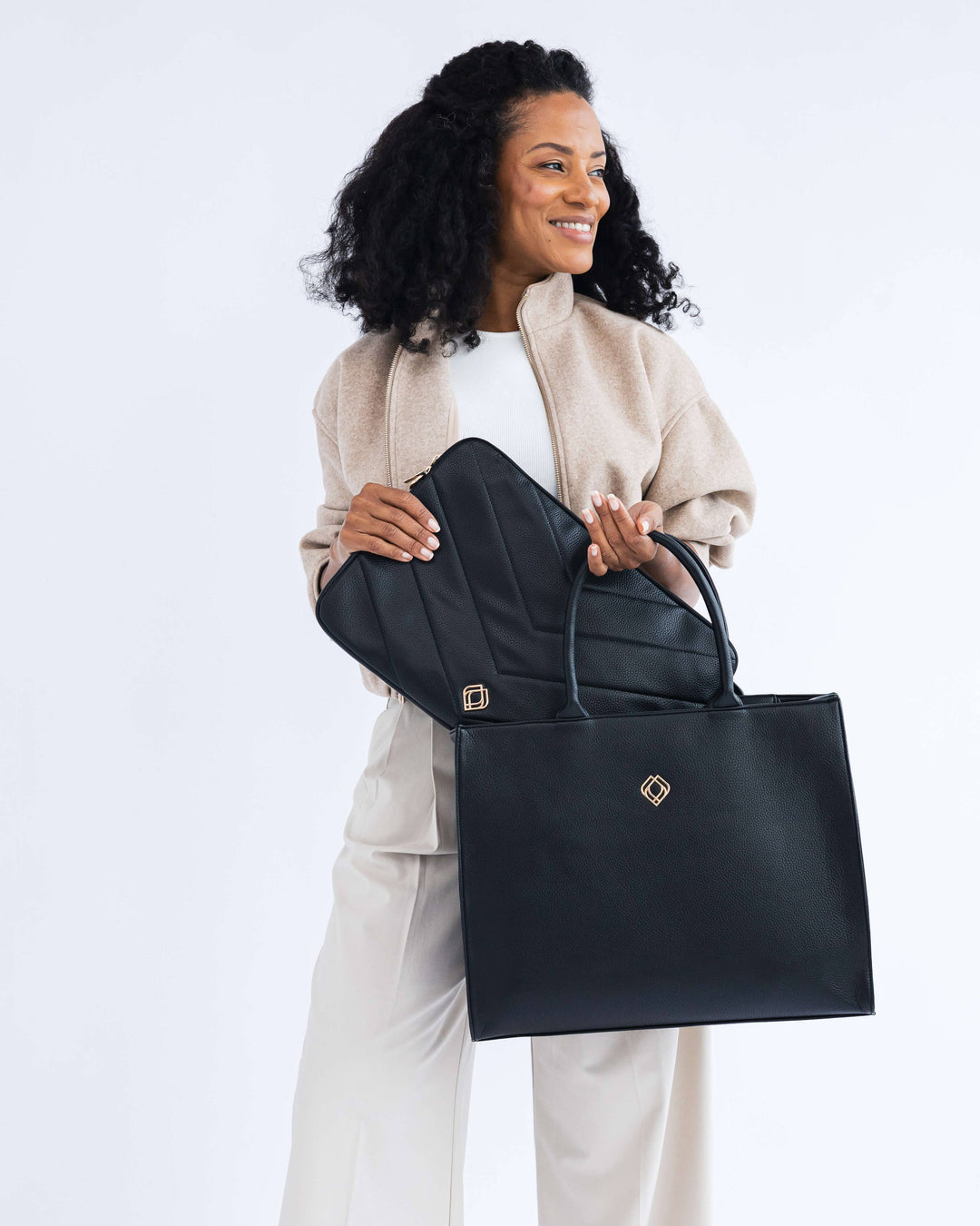Laptop Sleeve Ambition Corn Leather Black