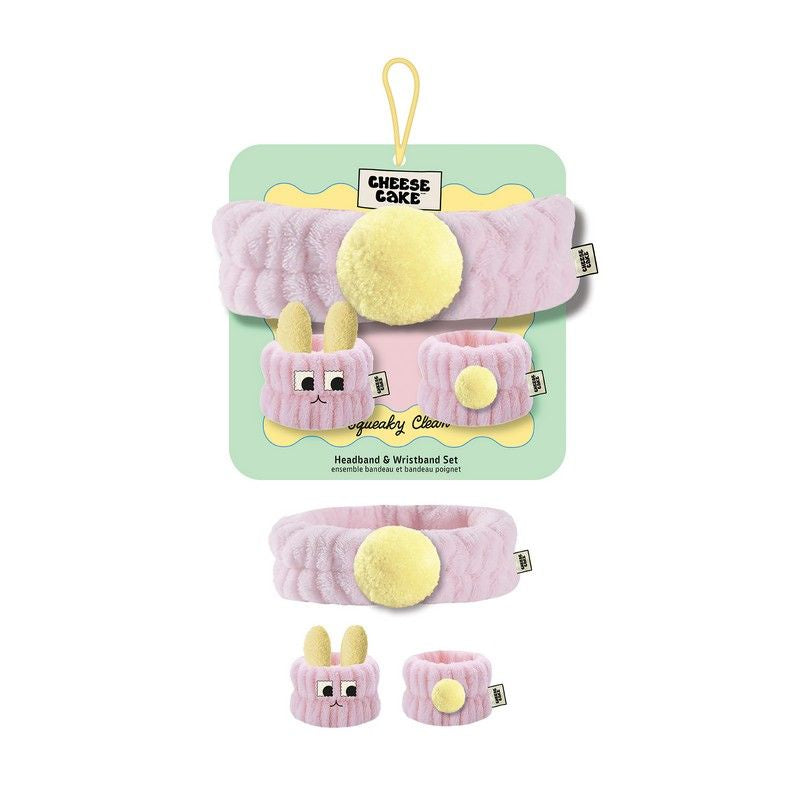 3PC HEAD & WRISTBAND SET - BUNNY