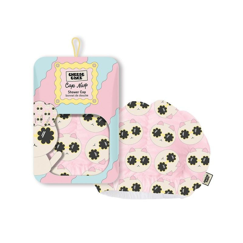 Cheesecake Shower Cap - Pink Cat