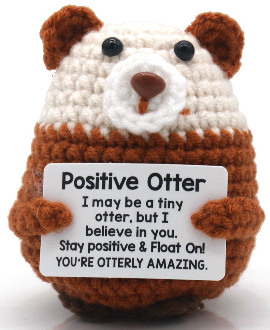 Knitted Positive Otter 8cm