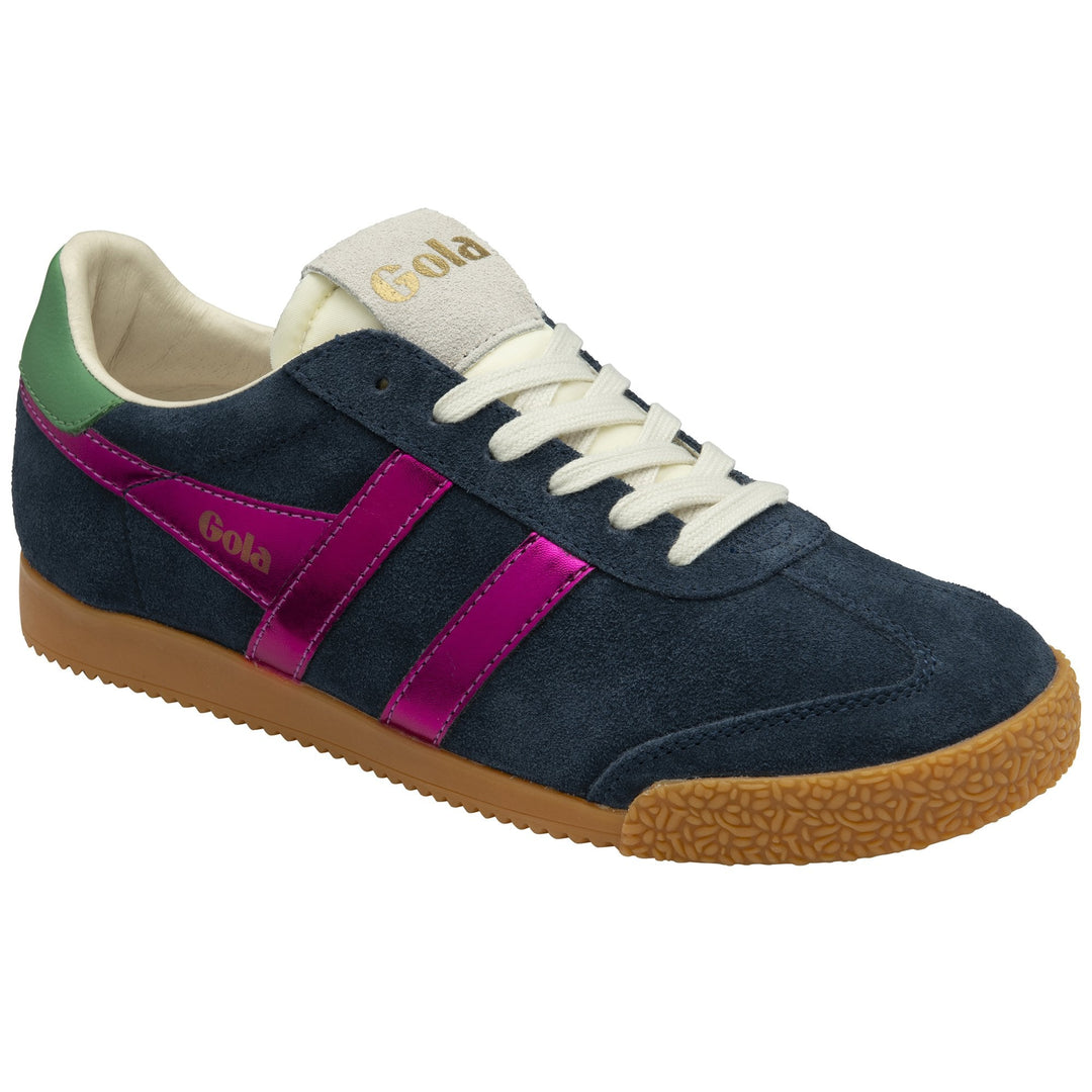 Gola Womens Elan Glitz Trainer Navy/Fuchsia/Emerald