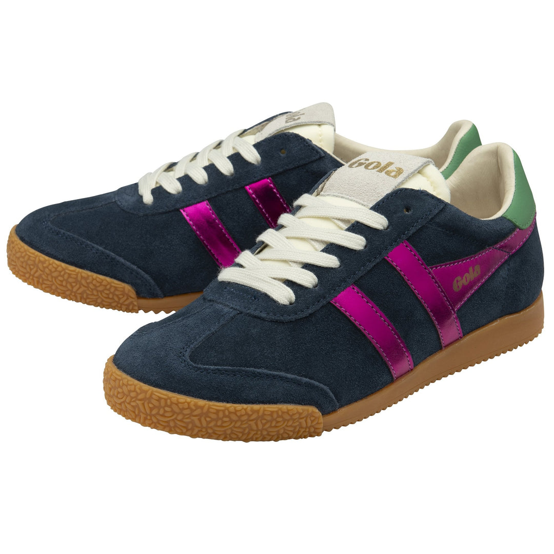 Gola Womens Elan Glitz Trainer Navy/Fuchsia/Emerald