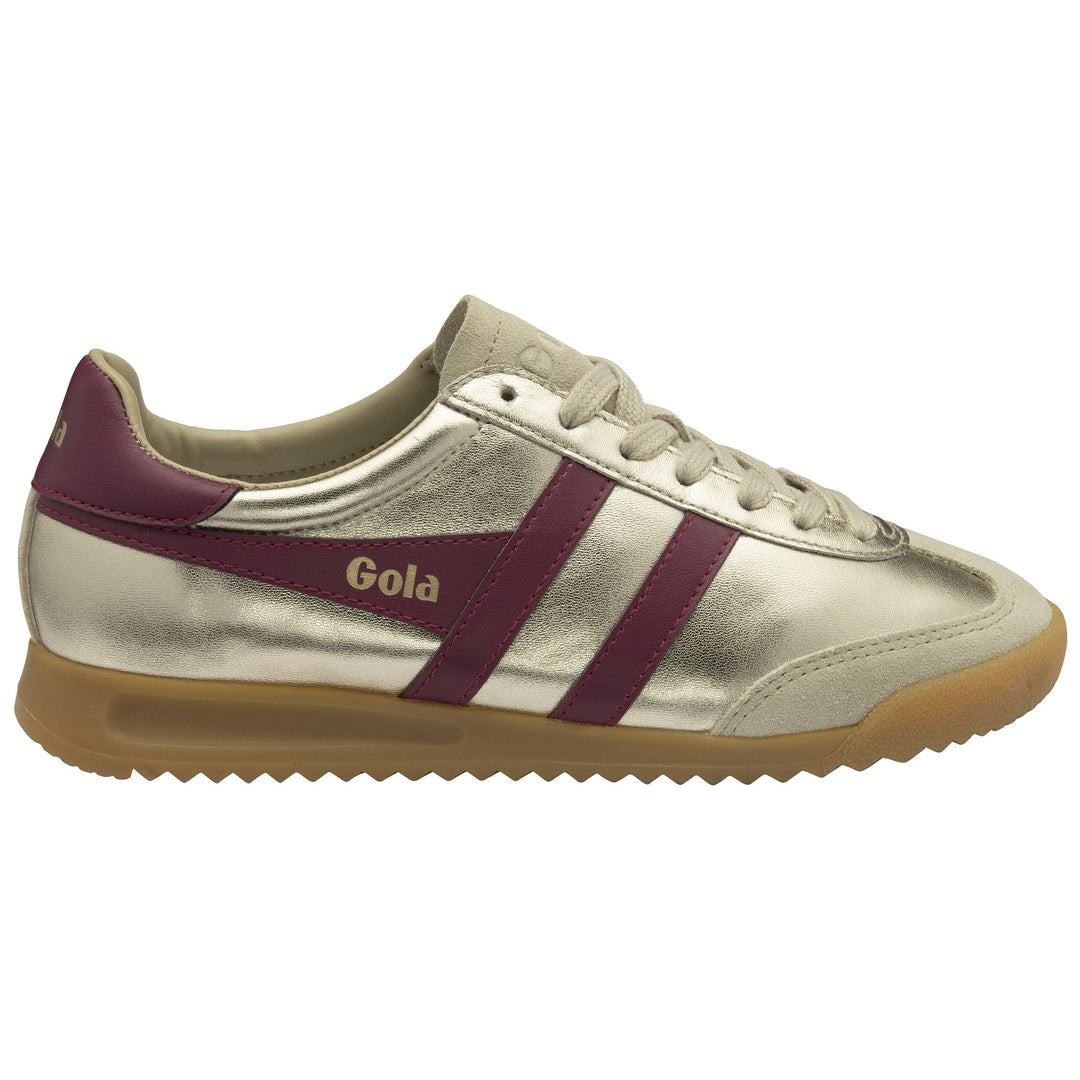 Gola Women's Torpedo Glimmer Trainer Gold/Cerise