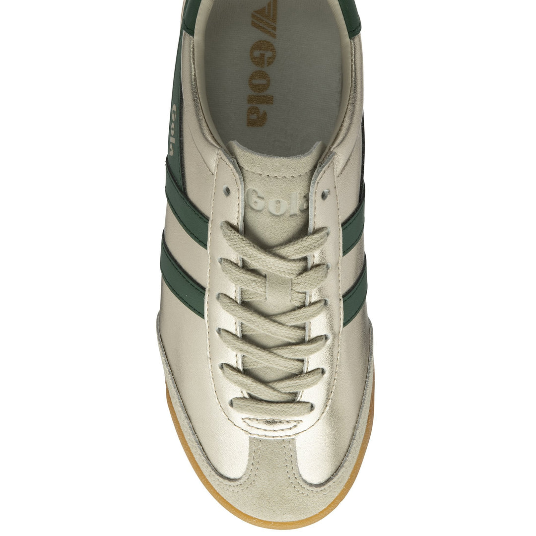 Gola Women's Torpedo Glimmer Trainer Gold/Evergreen