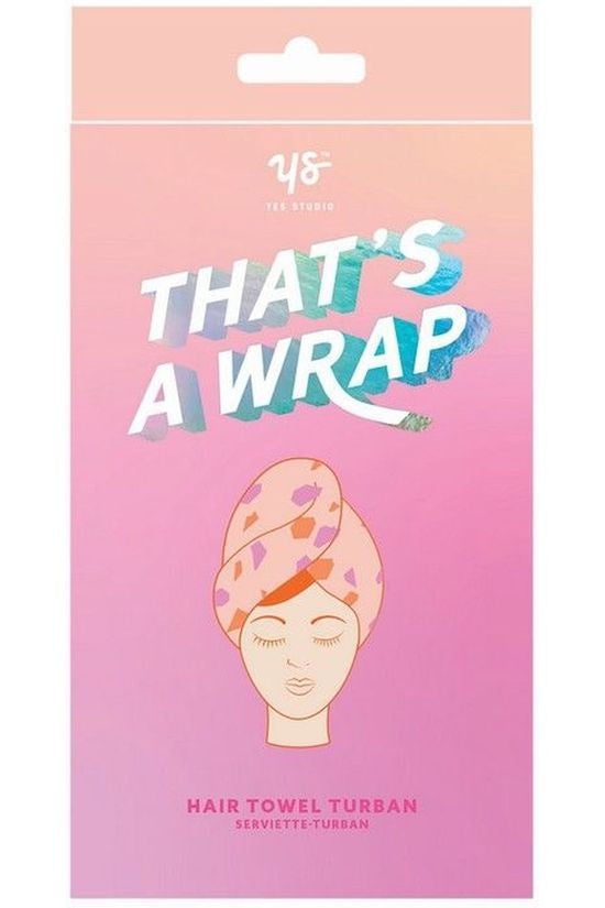 Yes Studio That's a Wrap Hair Turban Orange
