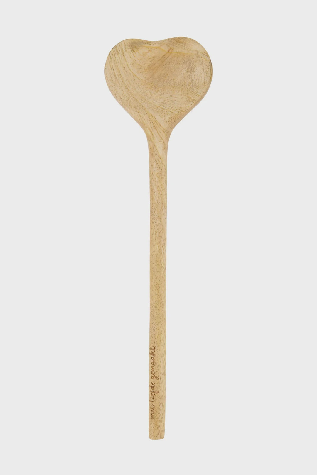 lepel hout hartvorm naturel