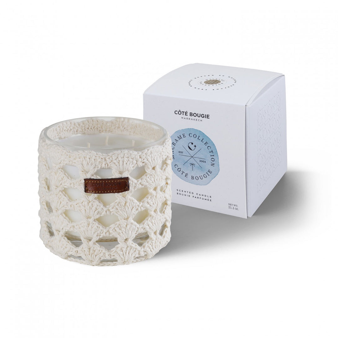 BOUGIE MACRAME M / FIGUIER