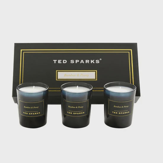 TED SPARKS - Mini Candle Gift Set Bamboo & Peony
