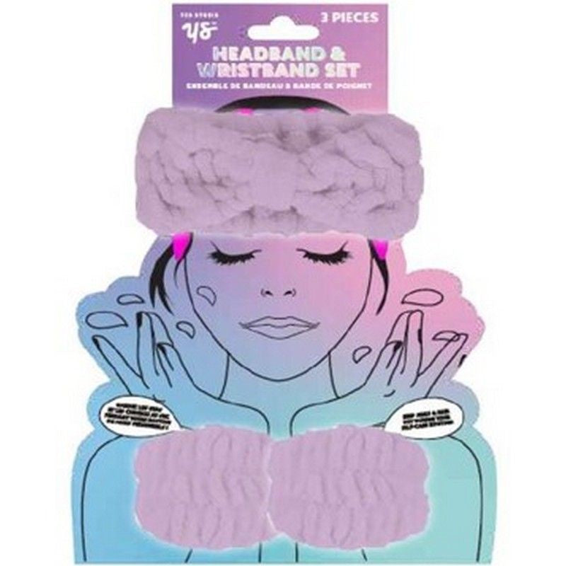 3PC Wrist & Headband Set - Purple