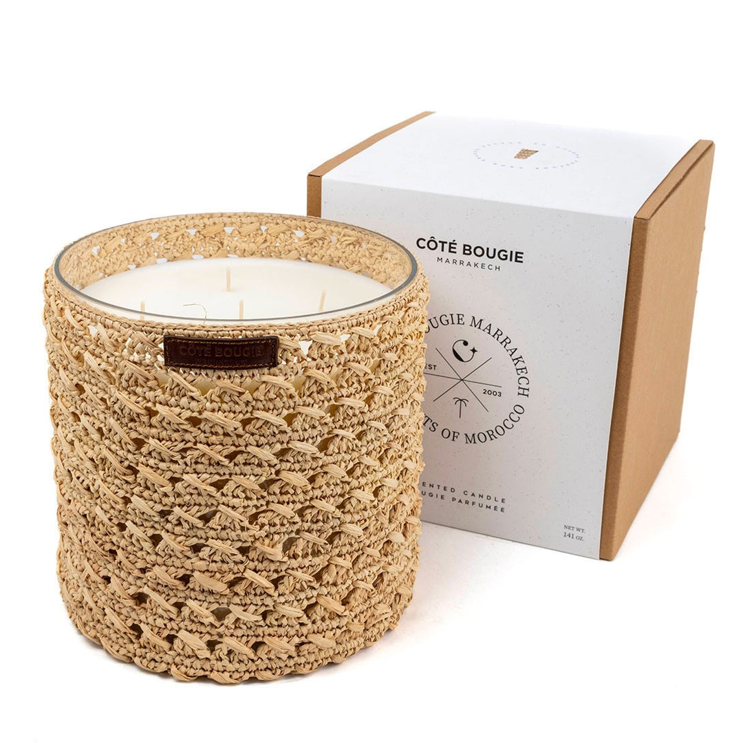 BOUGIE RAPHIA ZINA XL / ORIENTAL